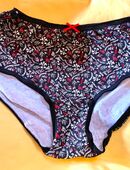 Schöner Slip mit Muster, XS, Baumwolle in 40210