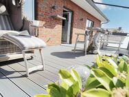 Büsum: Exklusives Penthouse mit großer Dachterrasse, Meerblick und Garage - Büsum