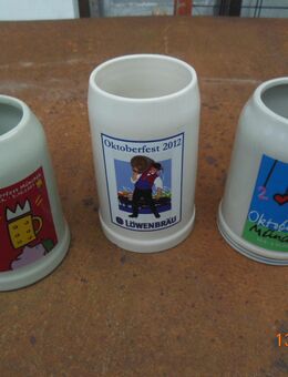 3 Wies'n Bierkrüge - - Allgäu - TOM - München Maxvorstadt