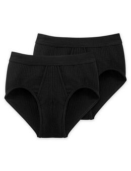 Schiesser Slip Authentic (2er-Pack) mit Eingriff