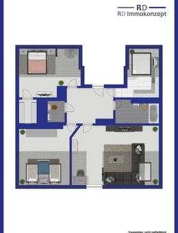 Renovierte und große Dachgeschosswohnung - Gera