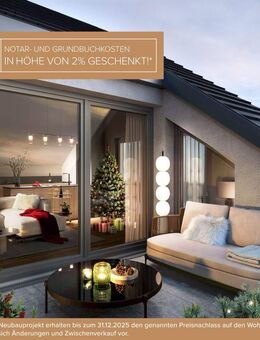 WEIHNACHTS-SPECIAL: Lichtdurchflutete 4-Zimmer-Dachgeschosswohnung mit Dachterrasse - Aschheim