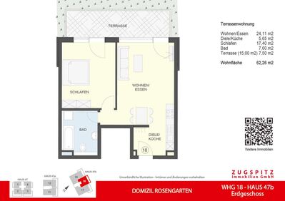 DOMIZIL ROSENGARTEN -2 Zi Wohnung -WHG18