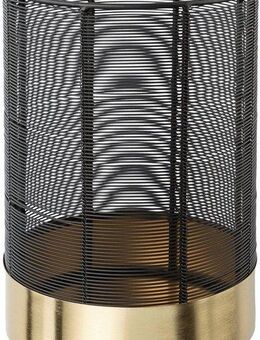 Leonique Windlicht Kerzenhalter Alienor (1 St), aus Metall, mit Draht-Struktur