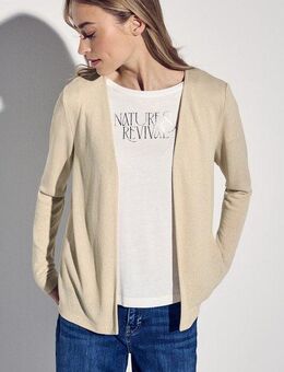 STREET ONE Shirtjacke NETTE im Strick Look