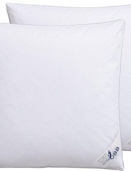 OBB Federkopfkissen Edition 125 Jahre OBB, Füllung: 90%Federn, 10% Daunen, Bezug: 100% Baumwolle, Spar-Set, 2-tlg., Federkopfkissen, Kissen-Set in 40x80 oder 80x80 cm erhältlich