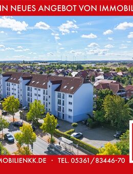 Lichtdurchflutete 2-Zimmer-Wohnung mit Balkon auf Eigentumsgrundstück in Reislingen Süd-West - Wolfsburg