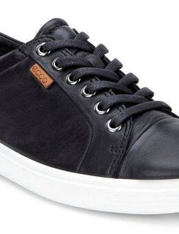 Ecco SOFT 7 W Sneaker mit Label, Freizeitschuh, Halbschuh, Schnürschuh, schmale Form