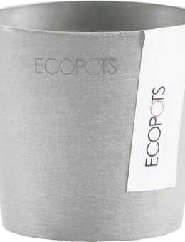 ECOPOTS Blumentopf AMSTERDAM Mini White Grey, BxTxH: 8x8x7 cm