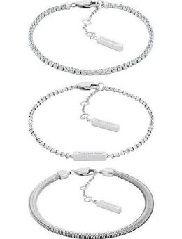 Calvin Klein Armketten Set CK TRIO (Set, 3-tlg), mit Zirkonia (synth)