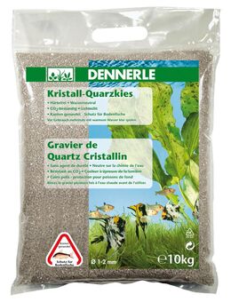 Dennerle Kristall-Quarzkies 1-2 mm (10 kg) - naturweiß