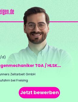 Anlagenmechaniker (m/w/d) TGA / HLSK - Neufahrn (Freising)