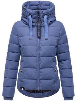 Navahoo Steppjacke Amayaa stylische Damen Winterjacke mit coolen Applikationen