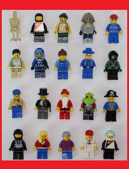 20 LEGO Figuren Stadt Indianer Aliens Ritter Männchen Minifiguren Serie KG Figur Set Stück - Gaggenau