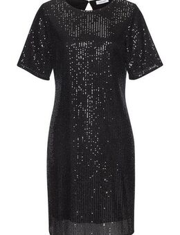 LASCANA Paillettenkleid, festlich, Glitzerkleid mit kurzen Ärmeln