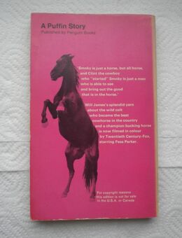 Smoky,Will James,Penguin Books,1967 - Linnich