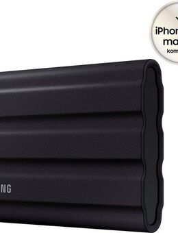 Samsung T7 Shield externe SSD (2TB) 1050 MB/S Lesegeschwindigkeit, 1000 MB/S Schreibgeschwindigkeit