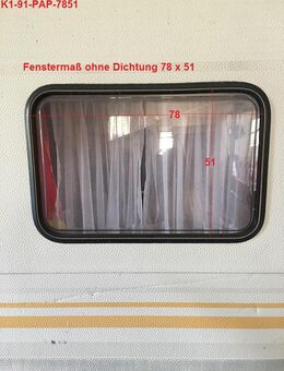 Knaus Wohnwagenfenster ca 78 x 51,5 gebr. Parapress PPGY RX D2167 (zB 390er Südwind) - Schotten Zentrum