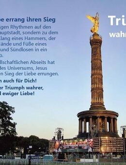 Christliches Poster A2 Ostern/Karfreitag: Siegessäule, Berlin - NEUWARE - Edition Katzenstein, Wilhelmshaven - Wilhelmshaven