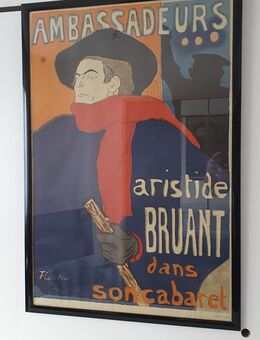 Original-Kunstplakat, Ambassadeur, Edition NDL, schwarz gerahmt - Köln