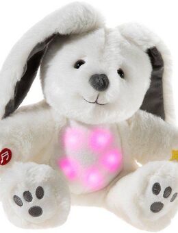 Heunec® Kuscheltier Musiledi Hase 20 cm, mit Nachtlichtfunktion und Schlaflied