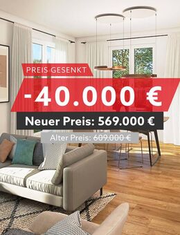 Neubau: Attraktive 2-Zimmer-Wohnung mit offenem Wohnbereich, Sonnenplatz und viel Komfort - München