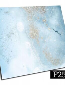 9x Selbstklebende PVC-Fliesen, 30x30 cm, Blue Marble Gold - Ingolstadt