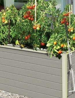 Hochbeet 19 mm von Karibu in seidengrau 98x65x64 cm neu o.v. - Achim