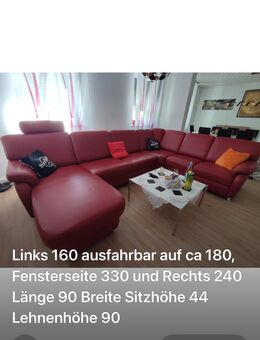 Sehr große Ledercouch - Illingen (Baden-Württemberg)
