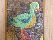 Mosaikbild Motiv Ente aus der Galla Placidia 450 n. Chr. in Ravenna - Mannheim