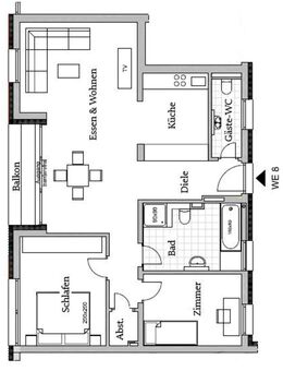 Neubauwohnung 3 Zimmer - Rümmingen