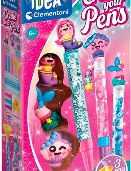Clementoni® Kreativset Idea, Deine Stift-Kreationen - Meerjungfrau
