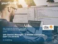 SAP (Senior) Manager – S/4HANA Controlling (SAP CO) (m/w/d) - Heidelberg