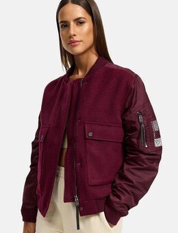 Navahoo Bomberjacke Willstehaben 14 angesagte Collegejacke mit Ärmeltasche