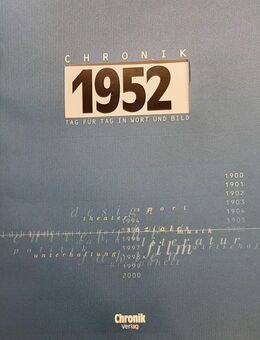 Buch Jahrgang 1952 Chronik nie benutzt gelesen - Hersbruck