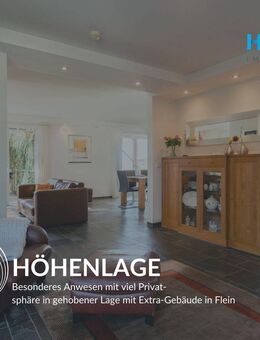 HÖHENLAGE - Besonderes Anwesen mit viel Privatsphäre in gehobener Lage mit Extra-Gebäude in Flein - Flein