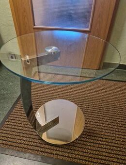 Verkaufe Beistelltisch aus Glas & Metall - Pirna