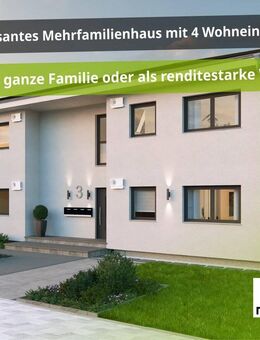 Neubau Mehrparteienhaus mit 4 WE - Platz für die ganze Familie oder Anlageobjekt! - Nidda