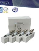 4X ORG. ZÜNDKERZEN OPEL OMEGA B 2.0 2.2 16V 1214117 1214015 in 44319