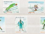 Olympia-Briefmarken 1992 Albertville von Nicaragua -4 (357) - Hamburg