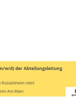 Assistenz (m/w/d) der Abteilungsleitung - Rüsselsheim