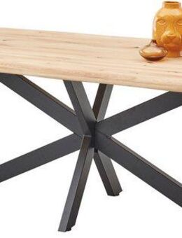 Stolkom Sp.z.o.o. Esstisch TOM, TOPSELLER! (Tisch, Esstisch, OTTOs Choice), 200 cm breit Eiche Massivholz mit Baumkante