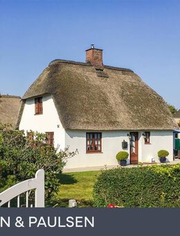 Charmantes Haus unter Reet in top Lage von Alt-Westerland - Sylt