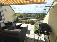 Bezaubernde, helle 3 1/2 Zimmer-Dachterrassen-Maisonettewohnung in erstklassiger Aussichtslage - Stuttgart