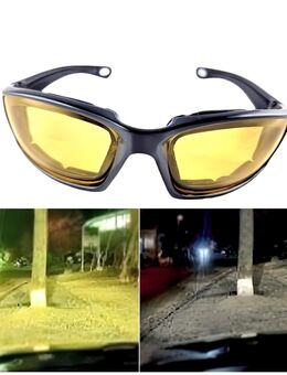 Nachtsichtbrille Sonnenbrille Nachtfahrtbrille Kontrastbrille Gepolstert Fahrradbrille Gelb 10,70€* - Villingen-Schwenningen