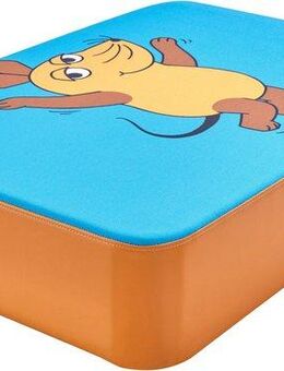 Hipp-Hopp - das Hüpfpolster Weichbodenmatte Hüpfpolster S orange, Die Maus, Maus, Hüpfmatte, 97x70x17 cm, Made in Germany