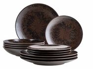 MÄSER Tafelservice METALLIC BRONZE, aus Keramik (12-tlg), 4 Personen, Keramik, Geschirr-Set, Service