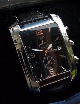 Schöner Jacques Lemans Chronograph Herren Armbanduhr Neu mit Box und Papieren - Kamp-Lintfort
