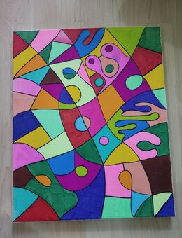 Selbstgemaltes Bild IIII - Hof