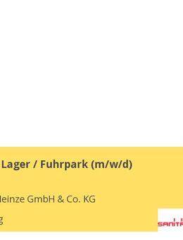 Teamleiter Lager / Fuhrpark m/w/d - Nürnberg